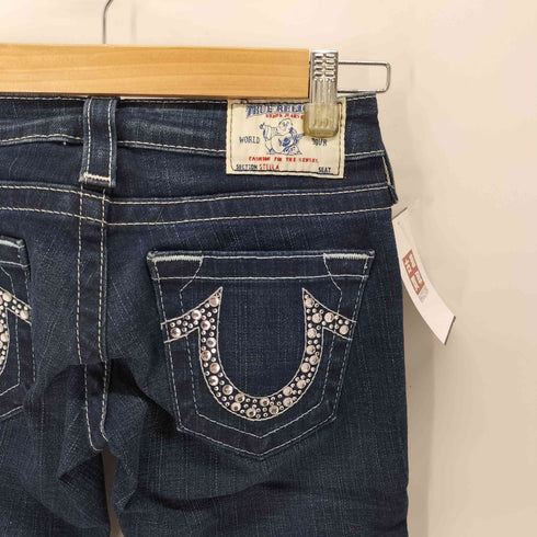 トゥルーレリジョン TRUE RELIGION MADE IN USA ストレートデニムパンツ y2k レディース US:23