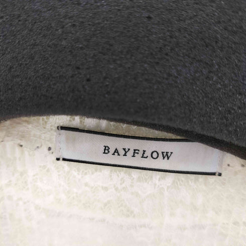 ベイフロー BAYFLOW プリーツレースシャツジャケット レディース FREE