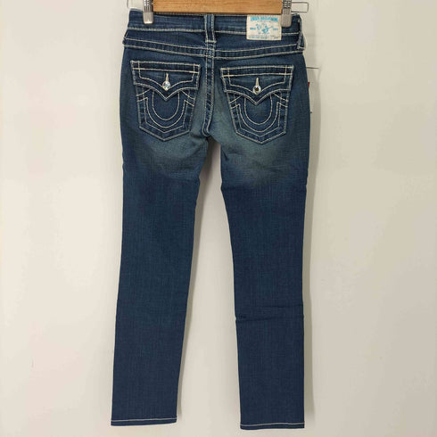 トゥルーレリジョン TRUE RELIGION MADE IN USA スワロフスキーボタンデニムパンツ y2k レディース US:23