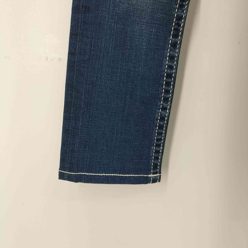トゥルーレリジョン TRUE RELIGION MADE IN USA スワロフスキーボタンデニムパンツ y2k レディース US:23