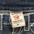 トゥルーレリジョン TRUE RELIGION MADE IN USA スワロフスキーボタンデニムパンツ y2k レディース US:23