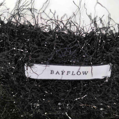ベイフロー BAYFLOW ラメフェザーニットプルオーバー レディース FREE