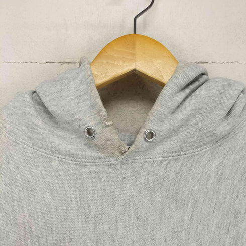 チャンピオン Champion メキシコ製 REVERSE WEAVE UCONN ラバープリントプルーオーバーパーカー メンズ JPN:XXL