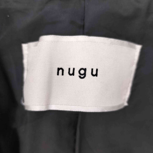 NUGU TAILORED ECO LEATHER JACKET テーラード エコ レザー ジャケット レディース FREE