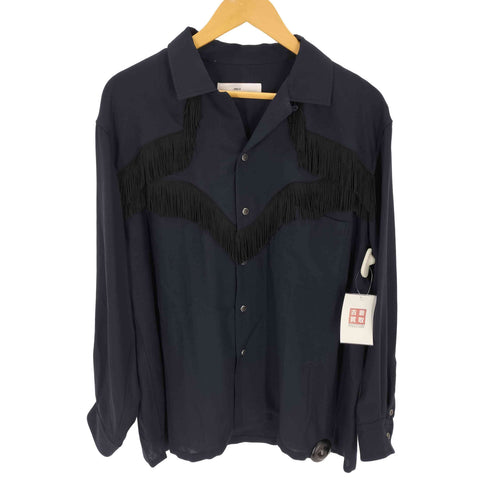 トーガビリリース TOGA VIRILIS Viyella fringe shirt メンズ