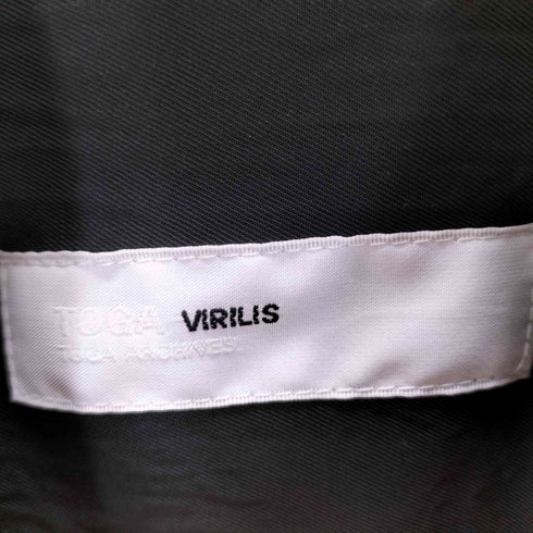 トーガビリリース TOGA VIRILIS ACETATE TWILL SHIRT メンズ 48