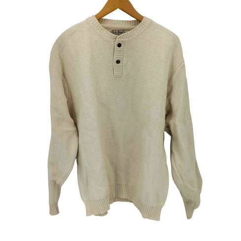 エルエルビーン L.L.Bean 80-90s UAS製 サーマル生地 L/S ヘンリーネック メンズ import:XL