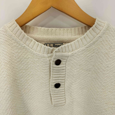エルエルビーン L.L.Bean 80-90s UAS製 サーマル生地 L/S ヘンリーネック メンズ import:XL