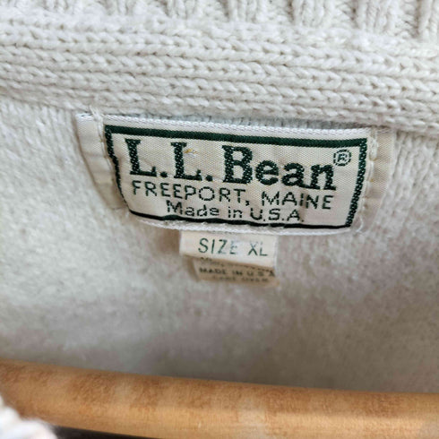 エルエルビーン L.L.Bean 80-90s UAS製 サーマル生地 L/S ヘンリーネック メンズ import:XL