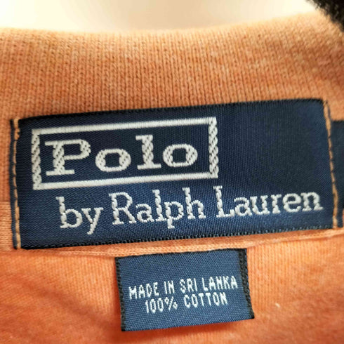 ポロバイラルフローレン Polo by RALPH LAUREN スモールポニー刺繍 S/S ポロシャツ メンズ import:L