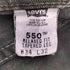 リーバイス Levis USA製 550 ジップフライテーパードデニムパンツ メンズ 34 32