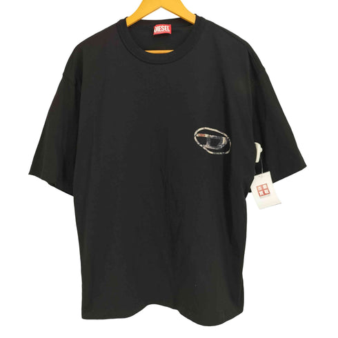 ディーゼル DIESEL TWASH6 Over ロゴプリント 半袖 Tシャツ メンズ import:M