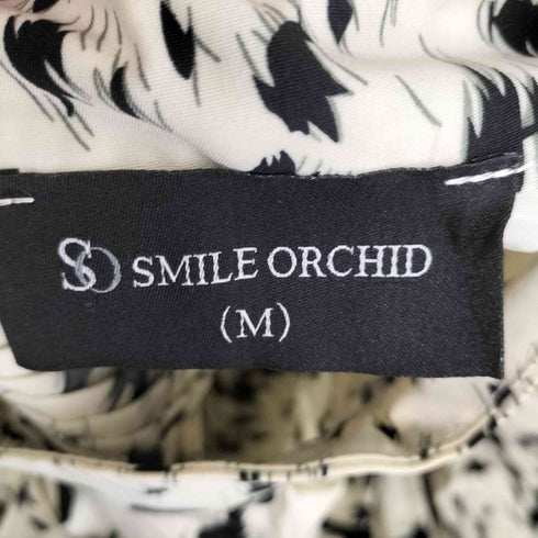 smile orchid プリーツロング丈柄ワンピース レディース JPN:M