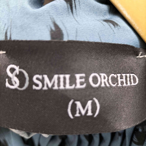 smile orchid プリーツロング丈柄ワンピース レディース JPN:M