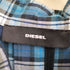 ディーゼル DIESEL リメイク加工 ワッペン チエック シャツ コーチジャケット メンズ