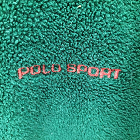 ポロスポーツラルフローレン POLO SPORT RALPH LAUREN ロゴ刺繍 フルジップフリースジャケット メンズ import:M