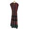 SAINT TROPEZ WEST DRESSES USA製 レーヨン ドローコード ノースリーブ ワンピース レディース 8