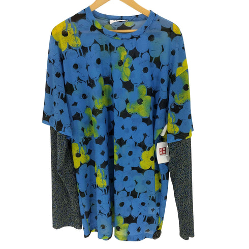 キディル KIDILL DOCKING SHEER FLOWER LONG SLEEVE T-SHIRT レディース JPN:XL