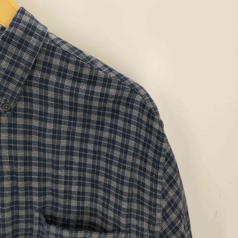 ストラクチャー STRUCTURE ボタンダウンチェックシャツ メンズ import:M