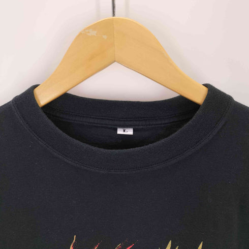 和柄 ドラゴン プリントTシャツ メンズ import:L