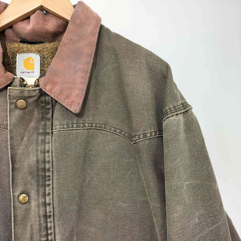 カーハート Carhartt 2003年 YKKジップ ブランケットライナーフェードビッグシルエット ダック地 SANTA FE COAT メンズ