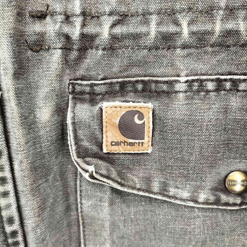 カーハート Carhartt 2003年 YKKジップ ブランケットライナーフェードビッグシルエット ダック地 SANTA FE COAT メンズ
