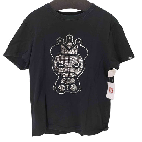 ハイパンダ HIPANDA ラインストーン キャラクタープリントTシャツ メンズ import:XL