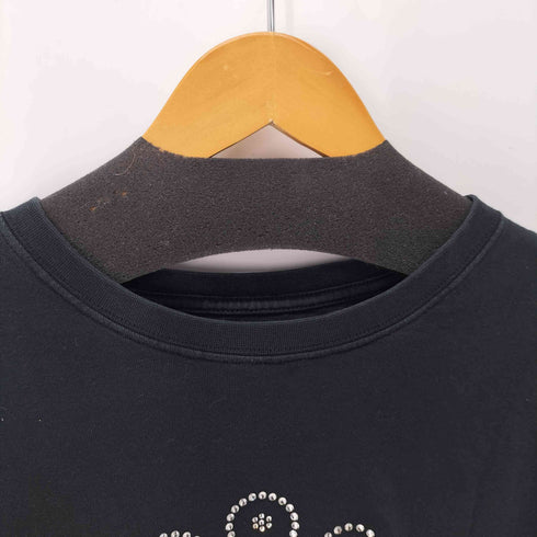 ハイパンダ HIPANDA ラインストーン キャラクタープリントTシャツ メンズ import:XL