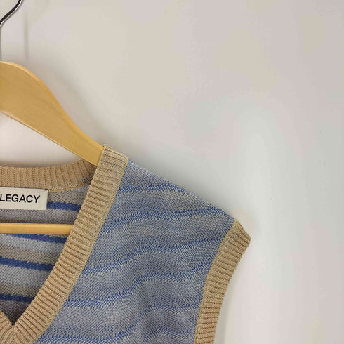 アワーレガシィー OUR LEGACY CARTOON STATIC STRIPE KNITTED VEST メンズ 50