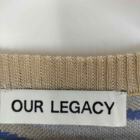 アワーレガシィー OUR LEGACY CARTOON STATIC STRIPE KNITTED VEST メンズ 50