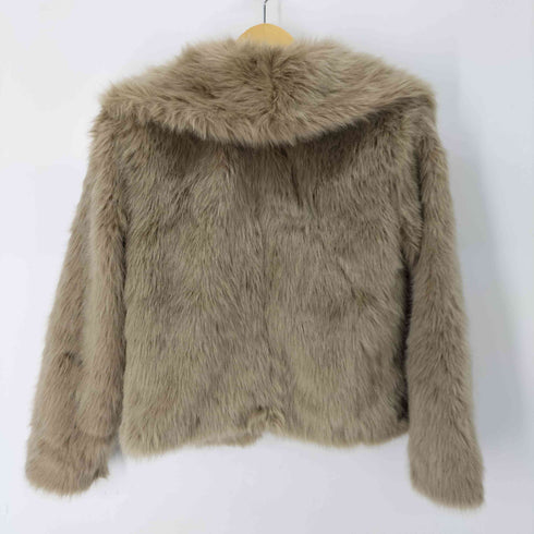 バナナリパブリック BANANA REPUBLIC FAUX FUR SHORT JACKET レディース import:S