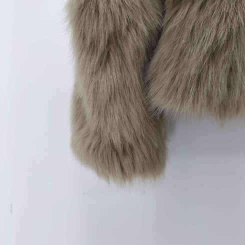 バナナリパブリック BANANA REPUBLIC FAUX FUR SHORT JACKET レディース import:S