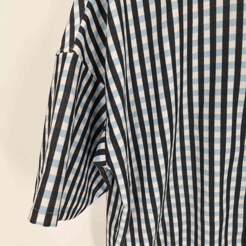 シセ Sise BIG POCKET STRIPE SHIRTS メンズ