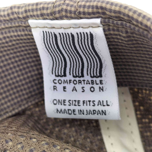 コンフォータブルリーズン COMFORTABLE REASON Checke Leisure Cap メンズ ONE SIZE