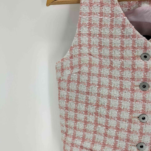 CALNAMUR TWEED CHECK BEST レディース JPN:M