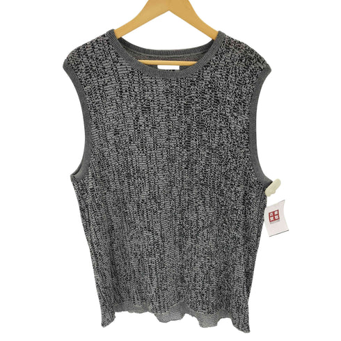 キート KIIT COTTON SLAB BORDER TANK TOP メンズ