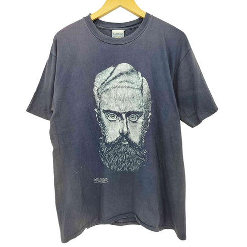 FIBERS 80-90s 前面プリント アートTシャツ メンズ