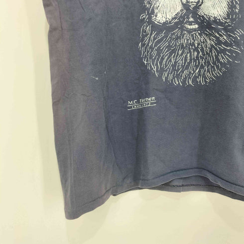 FIBERS 80-90s 前面プリント アートTシャツ メンズ