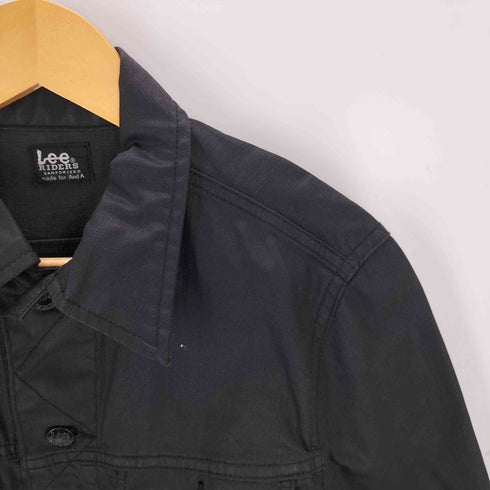 リー Lee 101J ストレッチ コーティングブラック メンズ JPN:M