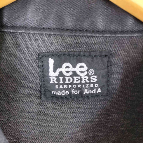 リー Lee 101J ストレッチ コーティングブラック メンズ JPN:M