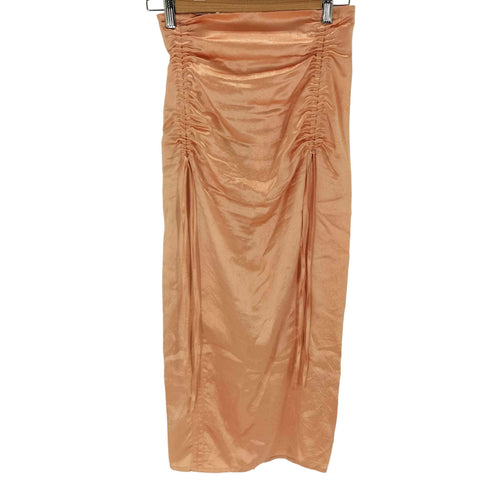 メゾンスペシャル MAISON SPECIAL Satin Shirring Tight Skirt レディース 38