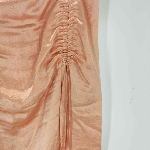 メゾンスペシャル MAISON SPECIAL Satin Shirring Tight Skirt レディース 38