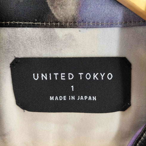 ユナイテッドトウキョウ UNITED TOKYO マーブルプリントブラウス レディース 1
