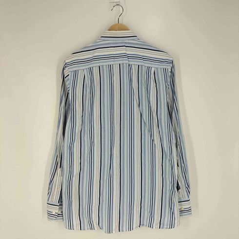トミーヒルフィガー TOMMY HILFIGER Custom Fit モーリシャス製 コットン ストライプ シャツ メンズ import:S