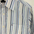 トミーヒルフィガー TOMMY HILFIGER Custom Fit モーリシャス製 コットン ストライプ シャツ メンズ import:S