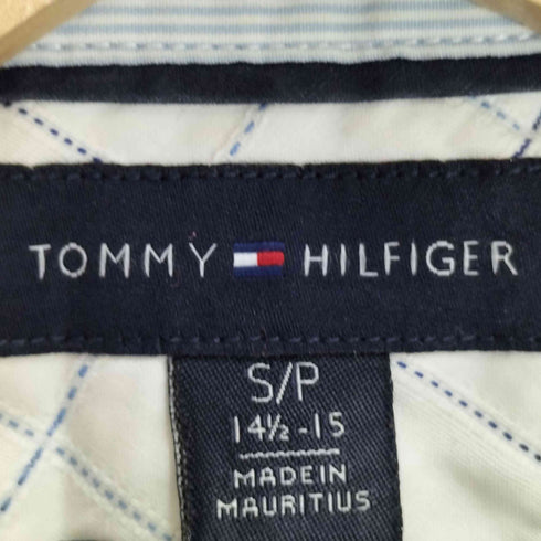 トミーヒルフィガー TOMMY HILFIGER Custom Fit モーリシャス製 コットン ストライプ シャツ メンズ import:S