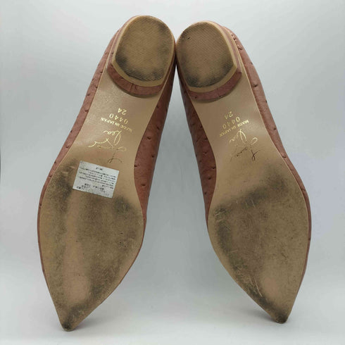 ラウナレア Launa lea ポインテッドトゥローファーパンプス レディース JPN:24