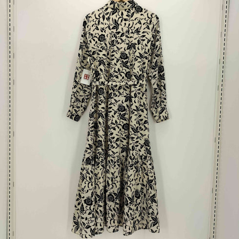 アンデミュウ Andemiu 花柄 ロング シャツ ワンピース レディース FREE
