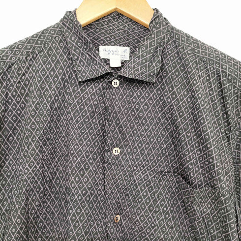 アニエスベーオム Agnes b.homme 総柄S/Sシャツ メンズ