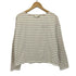 トゥービーバイアニエスベー To b. by agnes b. ボートネックボーダーL/S TEE レディース 38